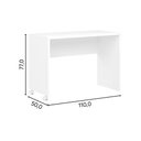 Ver imagem 3 de Conjunto de Mesa com Balcão Lateral Cozinha Multi Bertolini - Branco