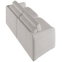 Ver mais imagens de Sofá Cama para Sala de Estar 2 Lugares 216cm Montserrat K01 Bouclê Creme - Lyam Decor