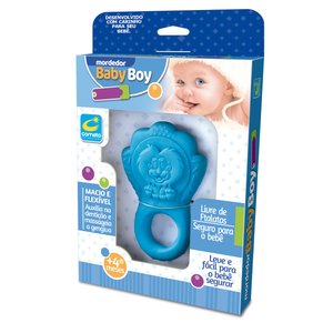 Brinquedo Mordedor Baby Boys Bichinhos Sortidos +4 Meses Cometa Brinquedos