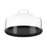Boleira Prato com Cúpula Coza Cozy Média Ø 25 Cm Preto - 1