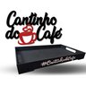 Kit Bandeja E Painel Decorativo Cantinho Do Café Luxo Em Mdf - 1