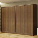 Ver imagem 1 de Guarda-Roupa Casal Madesa Apolo 4 Portas de Correr Rustic Cor:Rustic