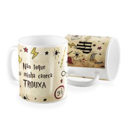Caneca Harry Potter não toque na minha caneca trouxa - 1
