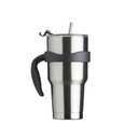 Ver imagem 1 de Caneca Térmica Inox 800ml com 2 Tampas e Canudo