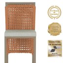 Ver imagem 3 de 4 Banqueta em Alumínio Roma Fendi Corda Náutica Tecido 3