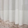 Cortina Decortini GLS 5.00 x 2.60 m Gaze de Linho Sem Forro Para Varão: 001-Branco - 5