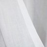 Cortina Decortini GLS 5.00 x 2.60 m Gaze de Linho Sem Forro Para Varão: 001-Branco - 8