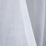 Cortina Decortini GLS 5.00 x 2.60 m Gaze de Linho Sem Forro Para Varão: 001-Branco - 1