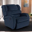 Ver imagem 6 de Poltrona do Papai Sala de Cinema Reclinável Kylie Glider Manual Giratória PU Azul G23 Gran Belo Kyli