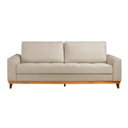 Ver imagem 2 de Sofá Living e Reclinável Jasmin Linho com Pés de Madeira