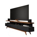 Ver mais imagens de Rack para Tv até 72 Polegadas Vivare Wood Black-freijó