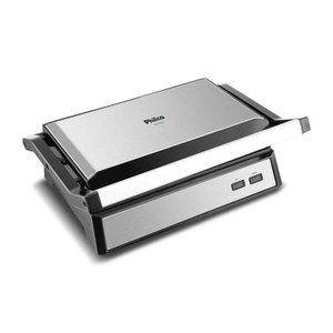 Sanduicheira Grill Philco 2 em 1 Pgr32 Chapa com Abertura 180° Inox/preto - 220v