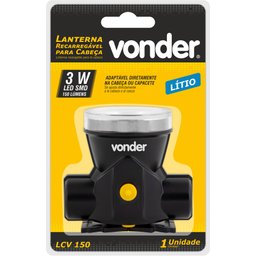 Lanterna De Led Para Cabeça, Recarregável, Lcv 150, Vonder 8075003150 [F083] - 2