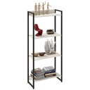Ver imagem 1 de Estante Livreiro Multiuso Dynamica Industrial 60cm 4 Prateleiras C08 Snow - Mpozenato
