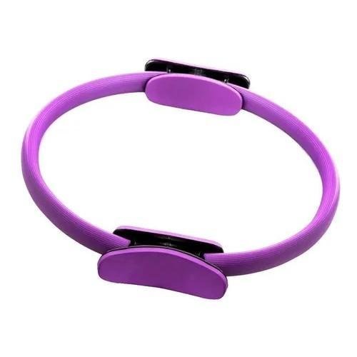 Anel Tonificador Roxo Arco Pilates Yoga Flexível Fitness