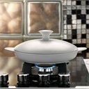Ver imagem 1 de PORFLAME PORCELANA PANELA COM TAMPA 25 CM