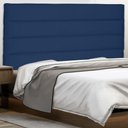 Ver imagem 4 de Cabeceira Estofada Cama Box Casal 140cm Suede Azul Marinho