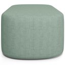 Ver imagem 6 de Kit 02 Puffsdecorativo Orgânico para Living Quarto 100cm Doha W01 Linho Verde Menta - Lyam Decor