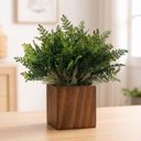 Ver mais imagens de Kit 8 Folhas de Samambaia Artificial 35cm Mini Buquê com Aspecto Natural para Decoração