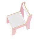 Ver imagem 2 de Banquinho Infantil Rosa Encosto MDF Cadeirinha Montessori Reforcada Escola Quarto Crianca Meninas
