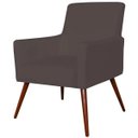 Ver imagem 2 de Kit 2 Poltronas Decorativas para e Recepção Maria Pés Palito Corino Marrom - Lyam Dec