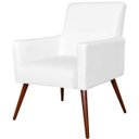 Ver imagem 2 de Kit 2 Poltronas Decorativas para e Recepção Maria Pés Palito Corino Branco - Lyam Dec