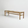 Banco de Madeira Maciça 3 Lugares 160cm Brut - Iaza Móveis - 6