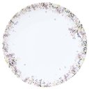 Ver imagem 1 de Jogo 12 Pratos Rasos de Jantar em Porcelana 25cm Tramontina Fogli Mesa Posta Restaurante Buffet