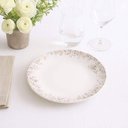 Ver imagem 2 de Jogo 12 Pratos Rasos de Jantar em Porcelana 25cm Tramontina Fogli Mesa Posta Restaurante Buffet