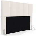 Ver imagem 1 de Cabeceira Cama Box Casal Queen 160cm Pérola W01 Linho Cru - Mpozenato