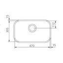 Ver imagem 2 de Cuba Inox Tramontina Lavinia 47x30 A. Brilho C/ Val 94022207