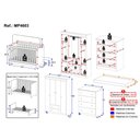 Ver imagem 4 de Quarto de Bebê Completo Berço Americano 3 em 1 Colchão Realeza Multimóveis Mp4603 Branco/