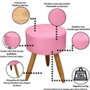 Ver imagem 7 de 1 Namoradeira 2 Poltronas Decorativa Mais Puff Resistente para Recepção Confortável Sala de Espera