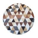 Ver imagem 3 de Puff decorativo redondo com pés palito-Triangûlo bege