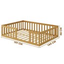 Ver imagem 5 de Cama Montessoriana Madeira Maciça com Colchão Casal Repleta