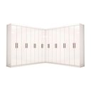 Ver imagem 3 de Closet Casal Duplo Rubi Premium 16 Portas 8 Gavetas Branco