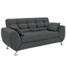 Sofá 2 Lugares Linoforte Larissa Revestido em Suede 174 cm de largura - 2