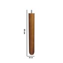 Ver imagem 2 de Kit 04 Pés Palito de Madeira 30cm - D'Rossi
