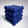 Escultura Decor Abstrata em Resina Bubble Blue Smith Co - 1