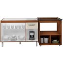 Ver imagem 5 de Balcao Cooktop 5 Bocas e Pia 120cm Savana Off White Mobbs