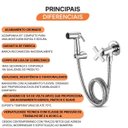Ver imagem 3 de Ducha Higiênica para Banheiro Ômega 25603 Meber - Cromado