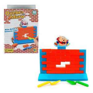 Jogo Quebra Muro Brinquedo de Raciocínio Infantil