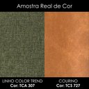 Ver imagem 4 de Puff Decorativo Verso 45x51 cm Pes Madeira Linho Color Trend e Courino Tca 307 Tcs 727 Moll