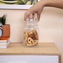 Ver imagem 7 de Pote de vidro redondo com tampa hermética 800ml - Mozcada