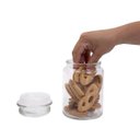 Ver imagem 3 de Pote de vidro redondo com tampa hermética 800ml - Mozcada