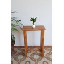 Ver imagem 1 de Mesa pequena para apoio de madeira maciça 50x30x76:Sem verniz