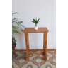 Mesa pequena para apoio de madeira maciça 50x30x76:Sem verniz - 1