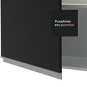 Ver imagem 5 de Armário Aéreo de Canto Madesa Glamy 1 Porta Branco/Preto Cor:Branco/Preto