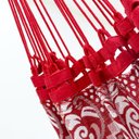 Ver imagem 2 de Rede de Dormir Casal Indiana Vermelho com Branco