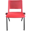 Ver imagem 2 de Cadeira Up Fixa Empilhável Escritório Ergonômica Colorida